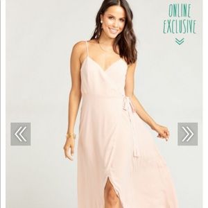 Show Me Your Mumu - Mariah Wrap dress dusty blush